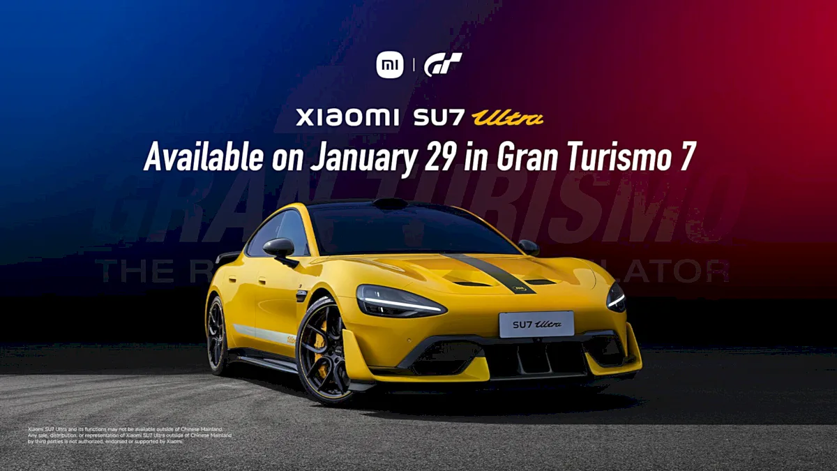 Xiaomi SU7 Ultra x GT7 Official Poster